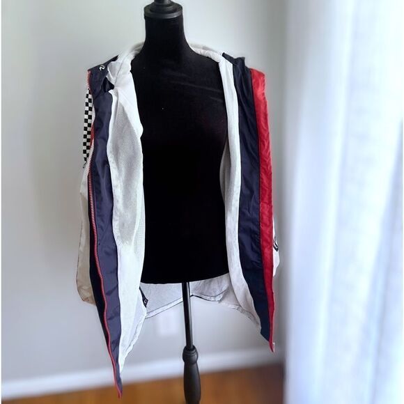 MEMBERS ONLY 90s Colorblock Winter Rain Parka  Jacket Size S - Picture 6 of 11